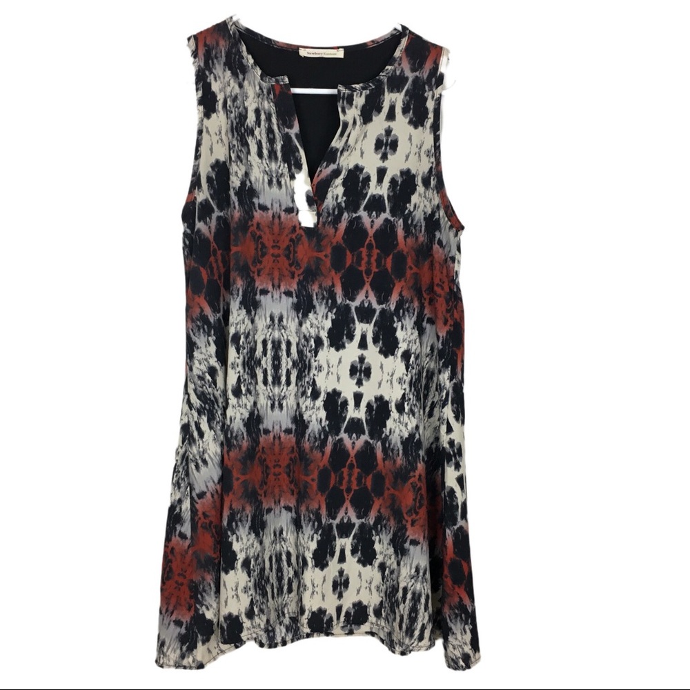 Newbury Kustom Sleeveless V-Neck A-Line Dress Sz M‎